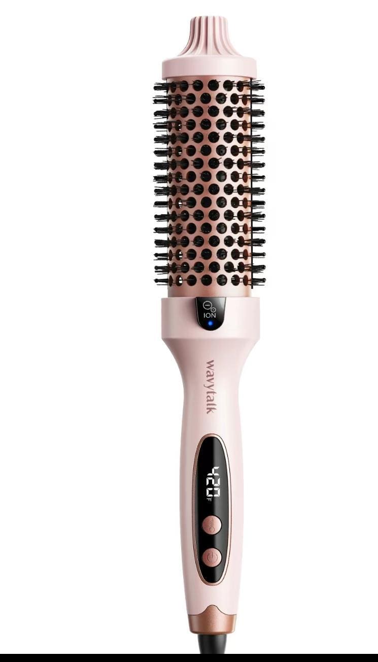 Pink WavyTalk ionic hot air brush.